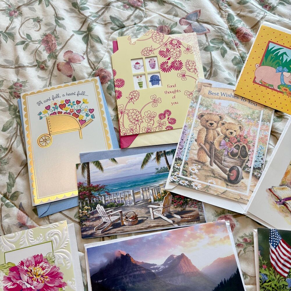 Lot of 60+ Blank Cards w/ Envelopes, Greeting Cards, Mixed Vintage Hallmark - Picture 2 of 8